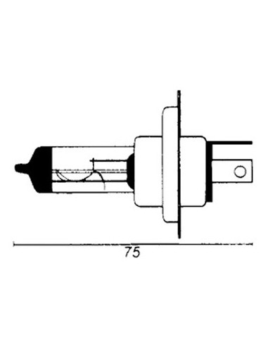 Glödlampa HS1/PX43T 12V 35/35W