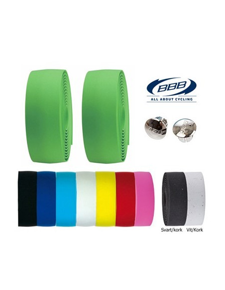 Styrband RaceRibbon, svart/ kork