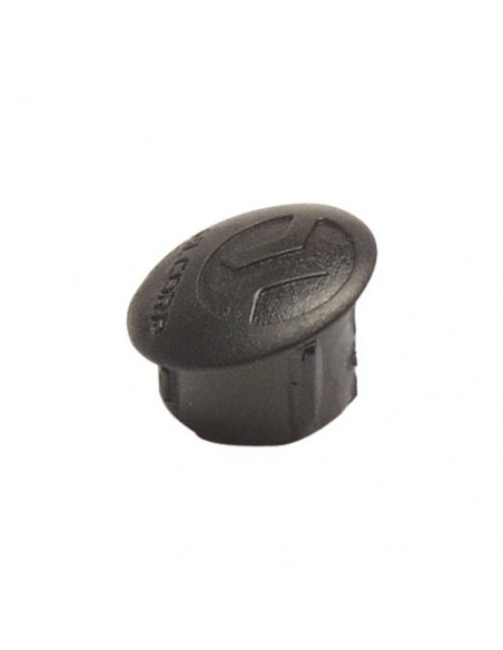 Styrstamsplugg 12mm svart