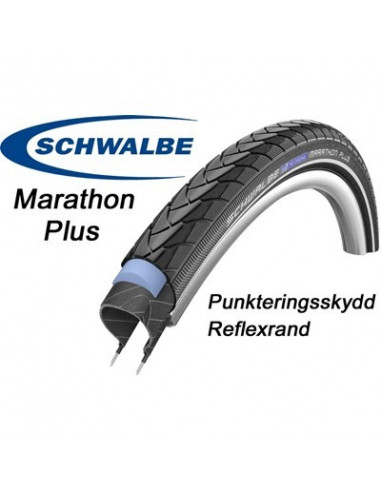 Schwalbe Marathon Plus 26x1.75, 47-559