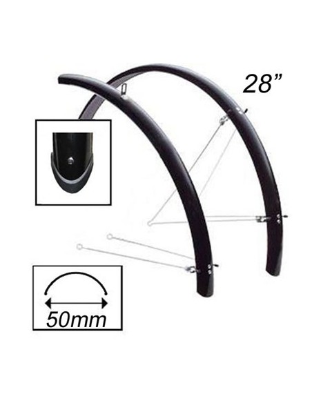 Skärmset 28/622 Heltäckande Svart