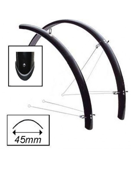 Skärmset 28/622, Heltäckande, Vit, 45mm