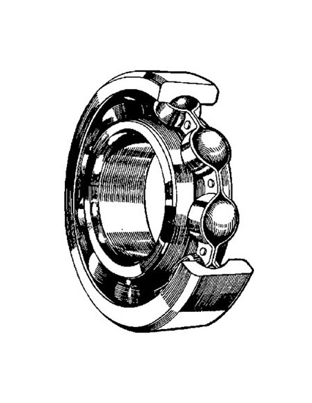 Kullager 6201-2RS Dubbeltätat