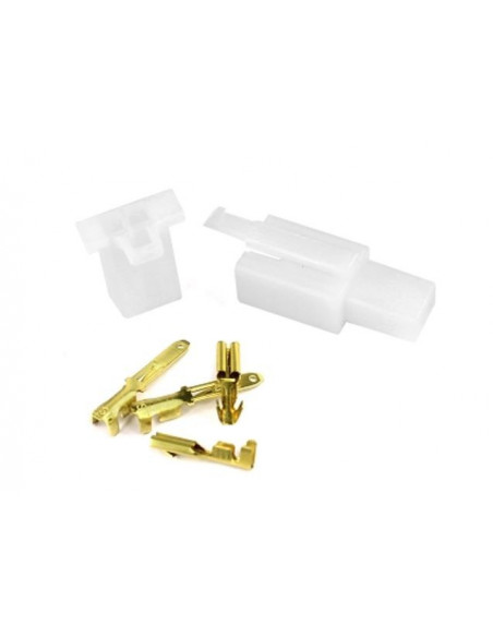 Kontakt hane & hona 2 stift