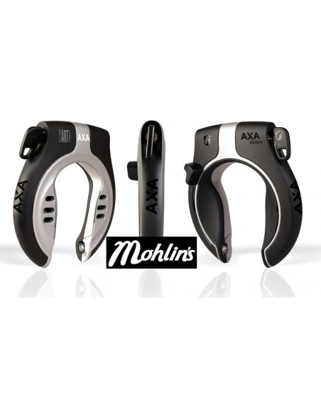 Ringlås victory , AXA ssf godkänt, Silver/Svart, One Size
