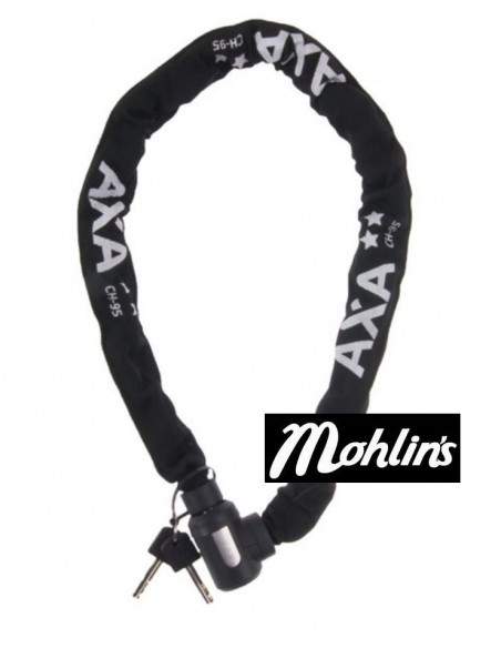 Kättinglås Cherto compact 95, AXA 95 cm, Svart, One Size