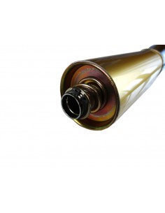 Ljuddämpare universal 28mm krom / guld 2