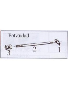 Växelstång Mutter Sachs 3 Fot Växel 2