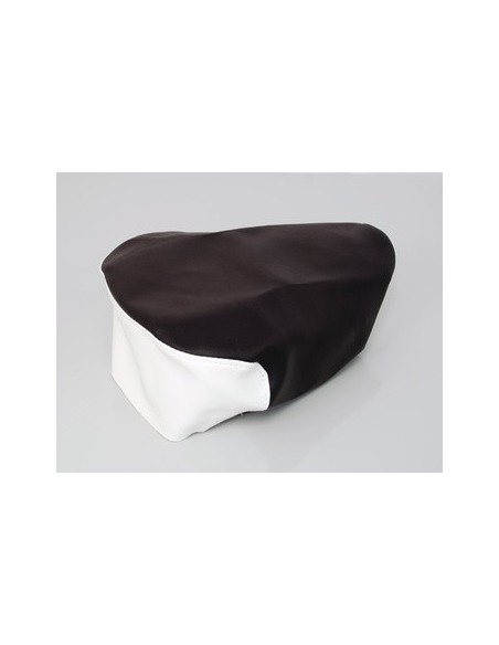 Sadelöverdrag svart/vit Crescent 2000