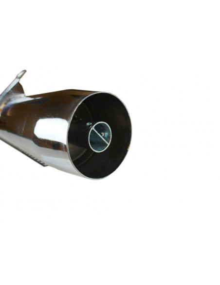 Avgassystem Zundapp GS50/Cross 36MM krom open