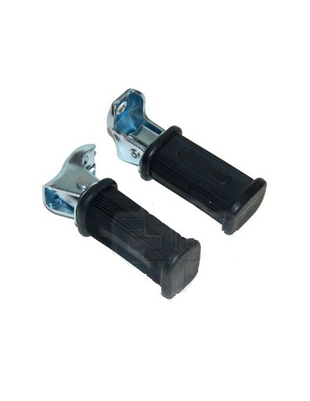 Fotpinnar sats bak Zundapp Ks 50 / Kreidler Modell Denfeld