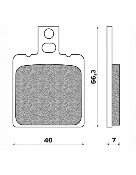 Broms Klossar Zundapp Ks/80 Super Newfren