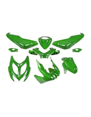 Stylepro - Kåpset (Aerox 2013) 9 delar - Kawasakigrön