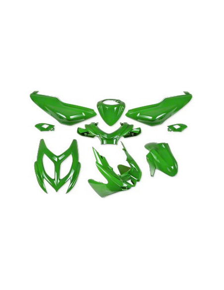 Stylepro - Kåpset (Aerox 2013) 9 delar - Kawasakigrön