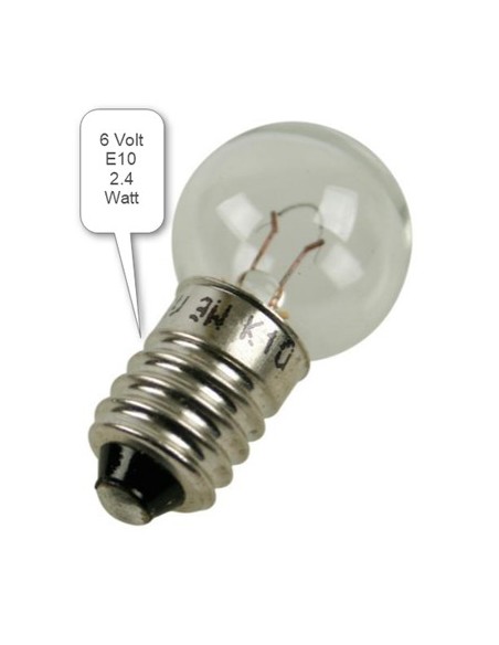 Glödlampa 6V 24W(10)