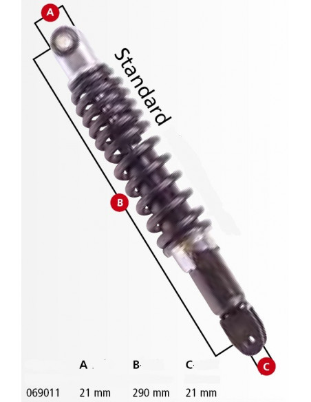 Stötdämpare 290 mm