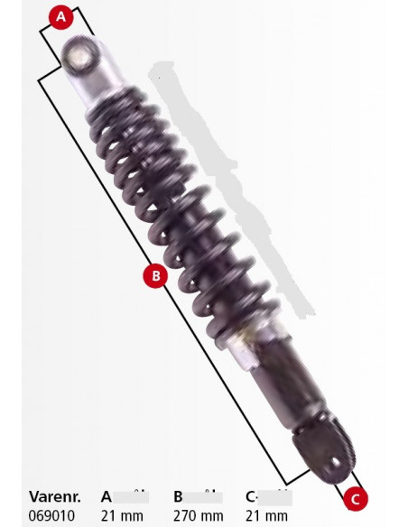 Stötdämpare 270 mm