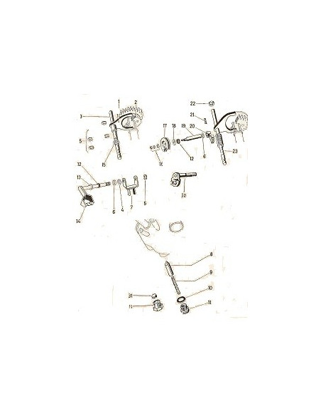 Skruv för spärrstift 