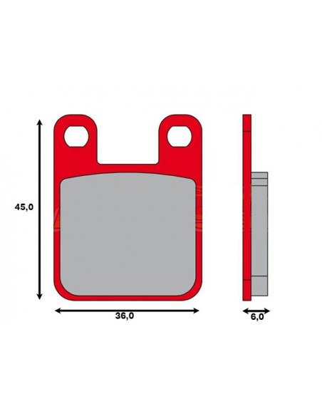 Malossi Bromskloss MHR Synt, homologated