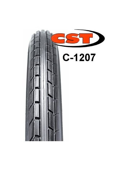 Cykeldäck CST, C-1207, Svart/vit,37-622