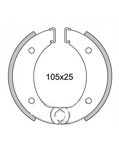 Bromsbackar Puch/Tomos Newfren