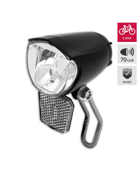 Framlampa E-bike 70 lux