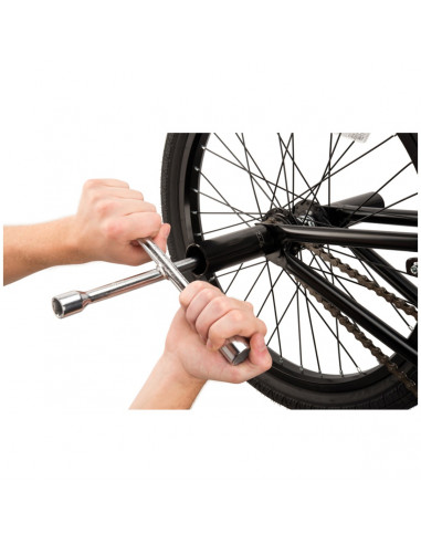 Park Tool Hylsnyckel MQ1 4vägs, 15,17,19mm 3/8 spärrskaft