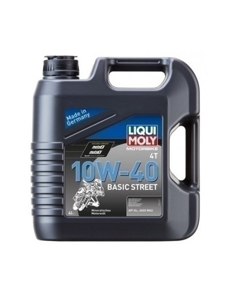 Motorbike 4 takt, 10W-40 Basic, 4 liter