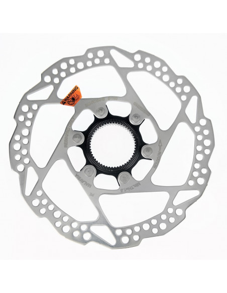 Bromsskiva 160 mm centrumlås, Shimano® SM-RT54-S inkl. låsring