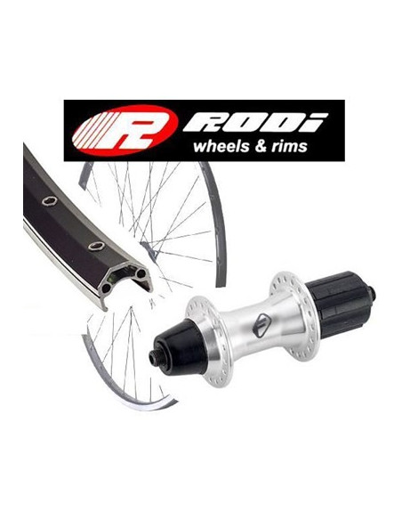 Bakhjul 622 mm, dubbelbottnad, svart