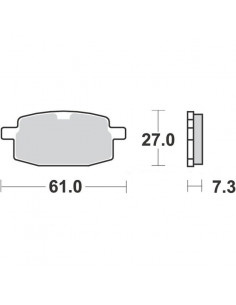 Bromsbelägg Malossi 2