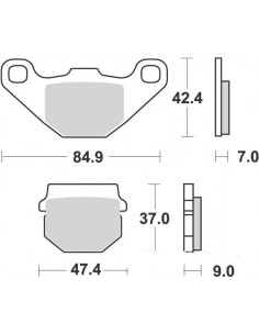 Bromsbelägg Malossi 2