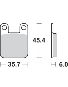 Bromsbelägg Malossi AJP 2