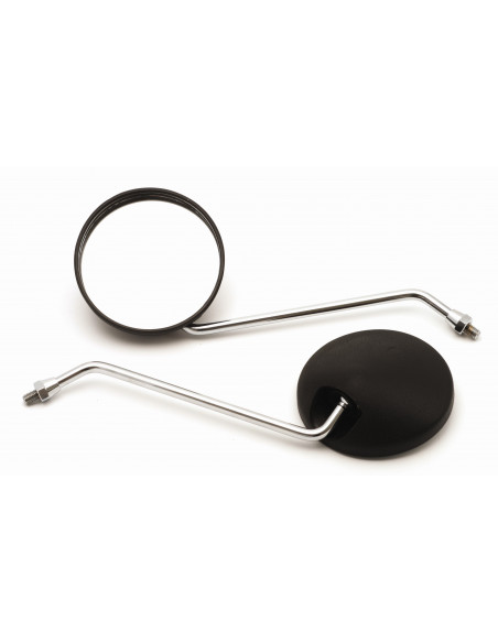 Backspegel Svart 10 mm, par