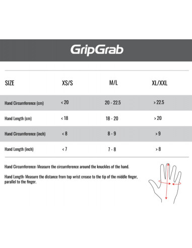 GripGrab Ride Hi-vis Cykelhandske