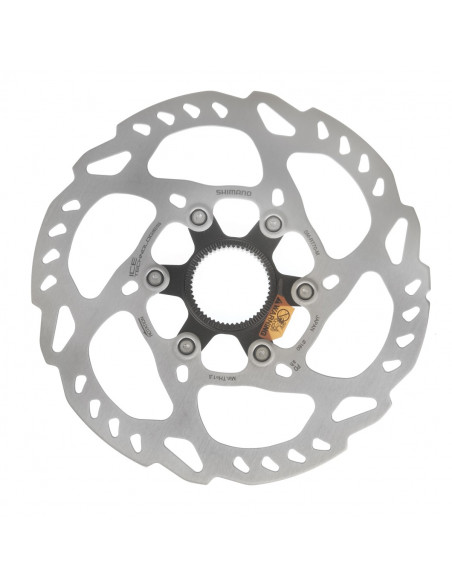 Bromsskiva 180mm Center Lock SM-RT70 med låsring Ice-Tech