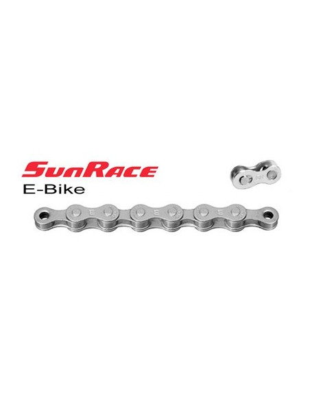 Kedja Sunrace. Ebike 10-Vxl.Silver 136l Easylink