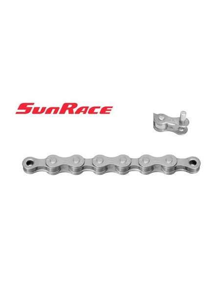 SunRace Kedja STD 1-Vxl.Rostskyddad Med Nit