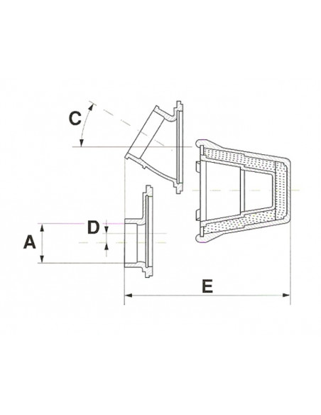 Malossi Luftfilter 28 mm Gurtner