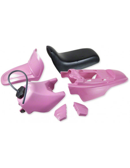 Kåpkit ink tank/sadel, Rosa,  Yamaha PW50