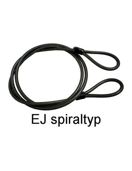 Låswiremed 2 öglor 8mm x 182cm