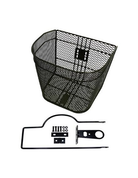 Cykelkorg fram svart mått: 34.5 x 25 x 26 cm