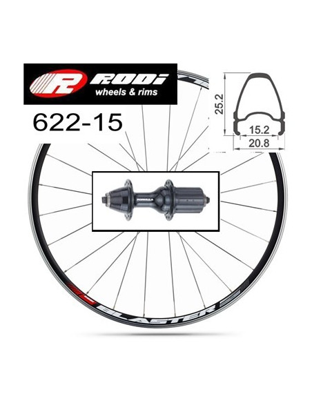 Bakhjul Racer Blaster 28, 622-15