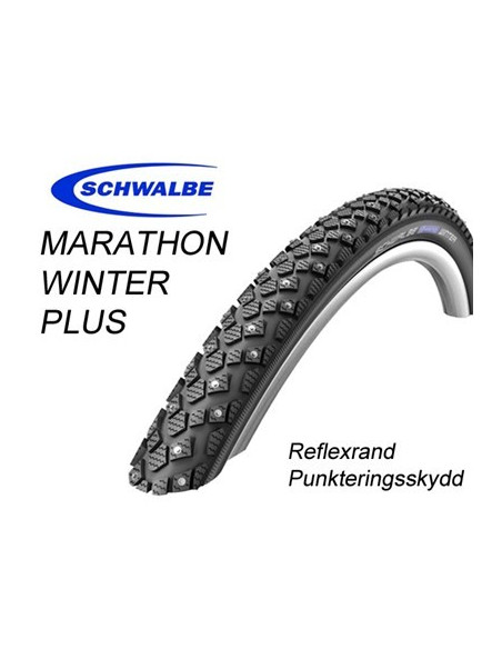 Schwalbe Marathon Winter+ 20x2,15, 55-406 Sv/Reflex 144d