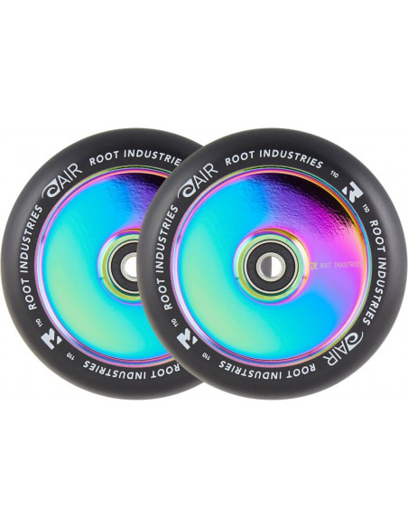 Hjul Root Air Svart Sparkcykel, 2-pack