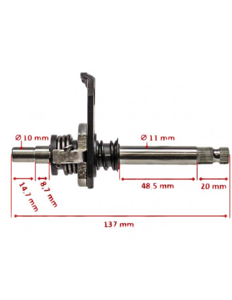Pedalaxel komplett CPI SX / SM / SMX