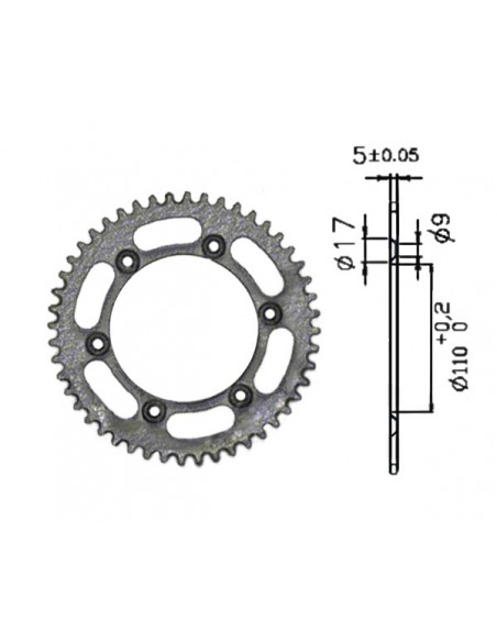 Bakdrev CPI SM /SX Supercross 53 T