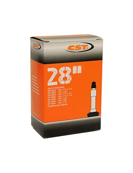 Slang CST 28, 28/47-622/630  Cykelventil 48 mm