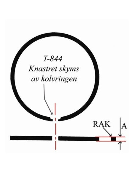 Kolvringar Sachs 38mm