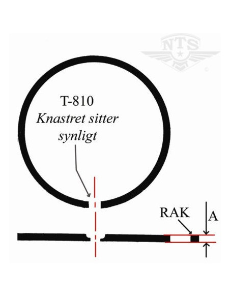 Kolvringar 39×2 (T810)